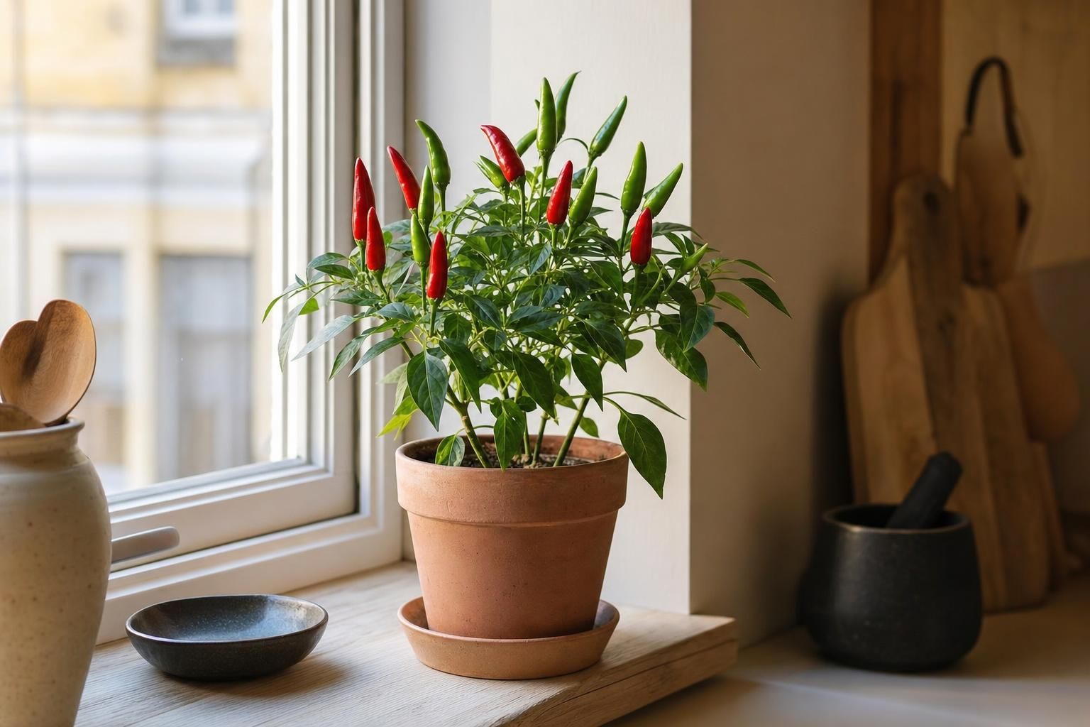 Odla chili inomhus