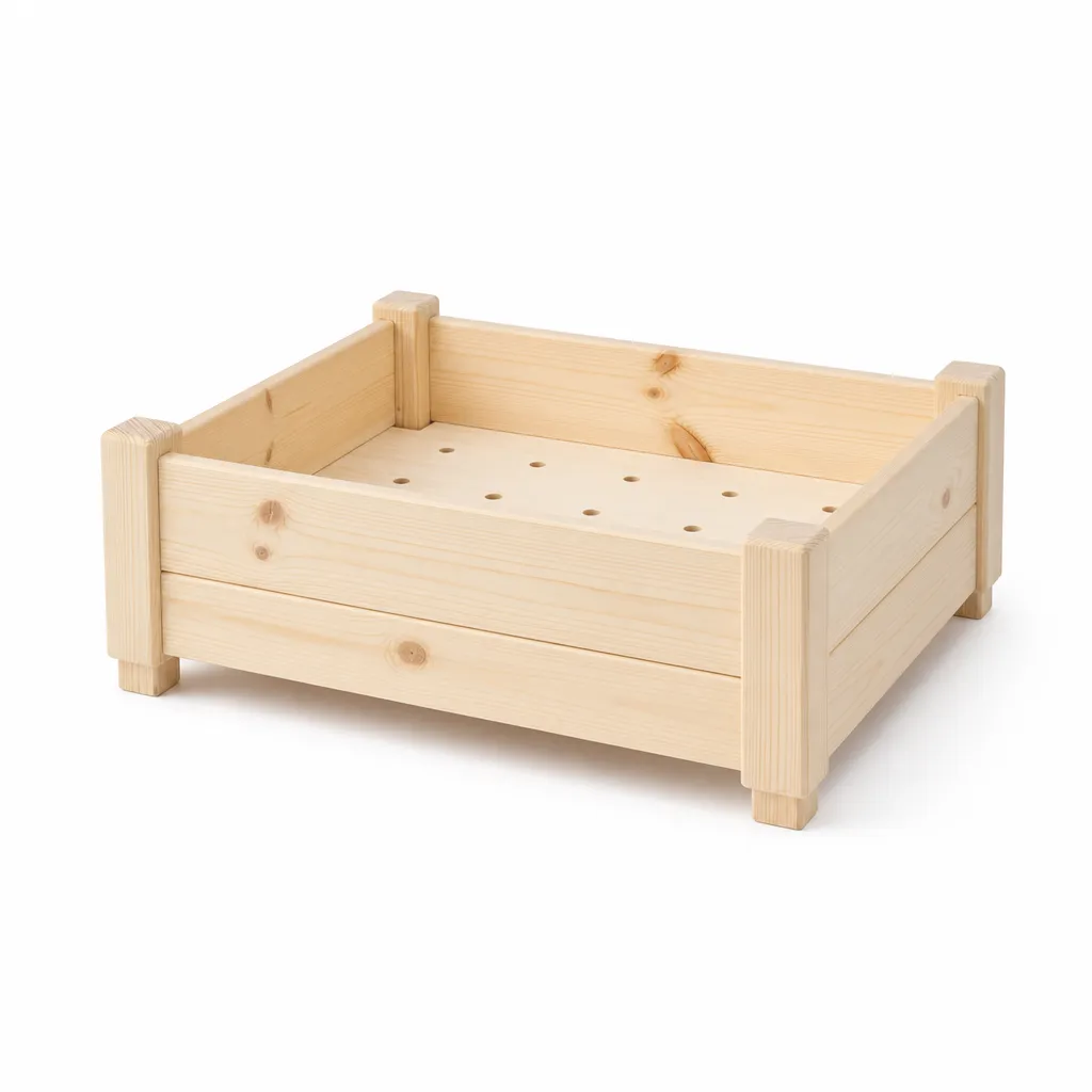 Steg 1: Ställ lådan där barnen når den från alla håll. Den kommer färdigmonterad.